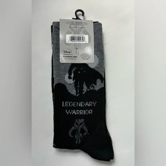 2 Packs Star Wars Mandalorian & Obi-Wan Kenobi Crew Socks Men’s Size:6.5 - 12 - Picture 4 of 8